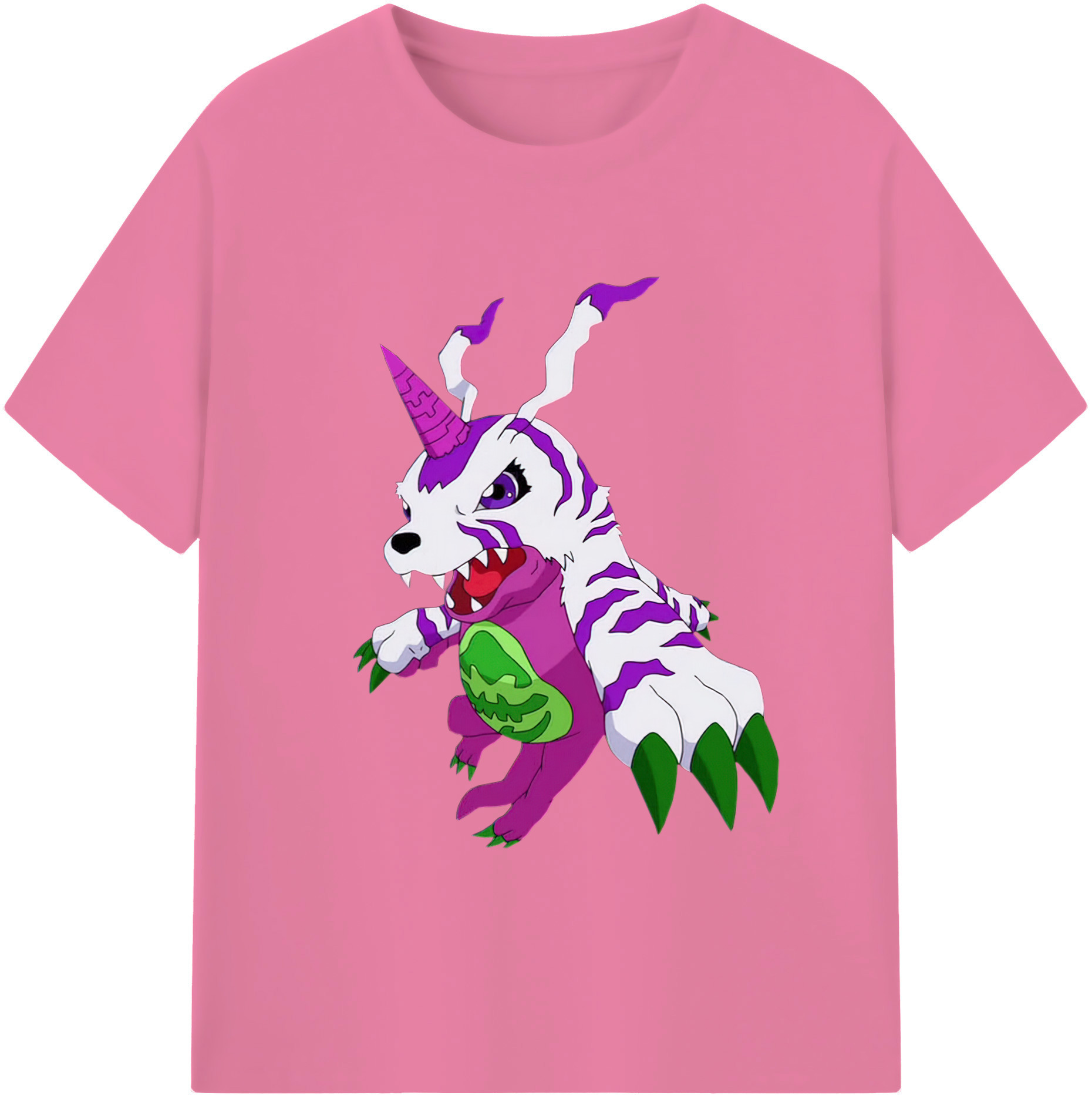（画像用） Digimon デジタルモンスター/デジモン 綿100％半袖Tシャツ（フロントプリント）